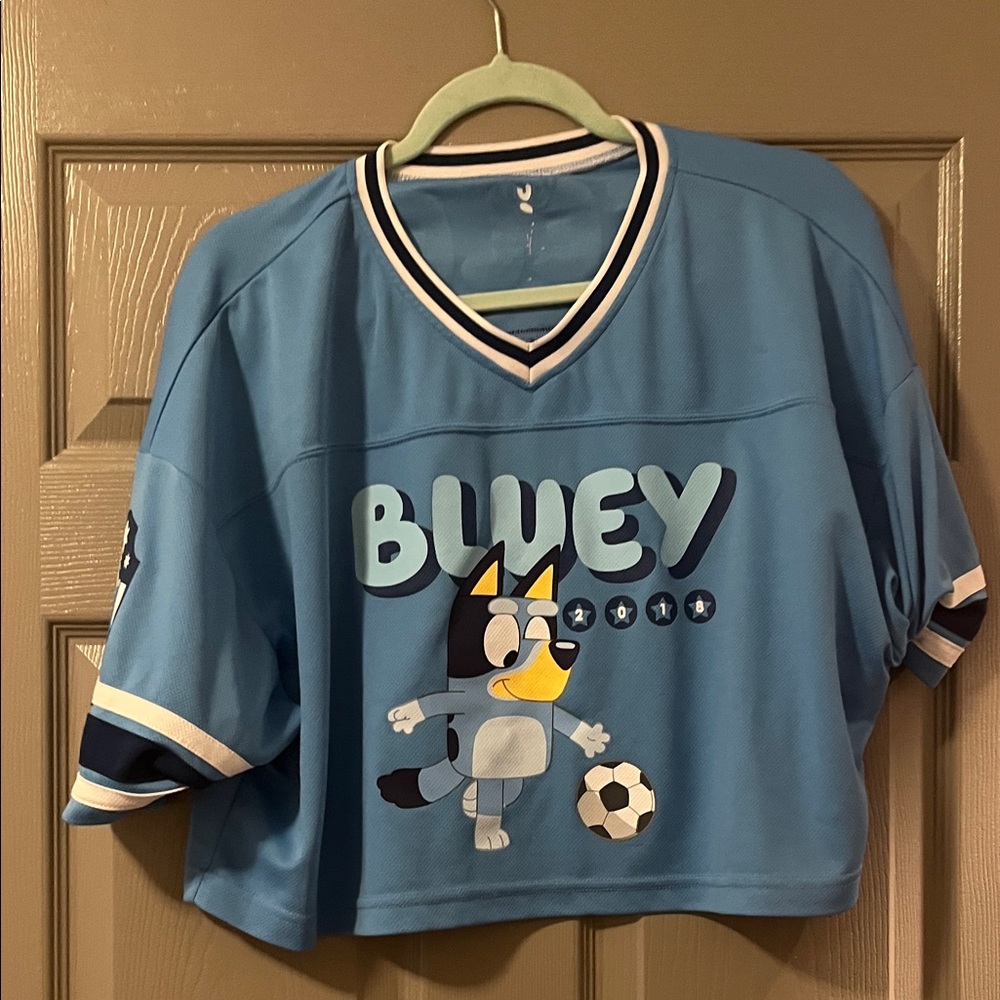 Bluey Kids' Blue Graphic T-Shirt